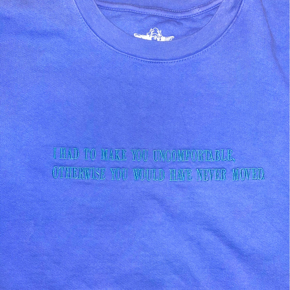 Boys Lie one size crewneck sweatshirt “I had to make you uncomfortable”